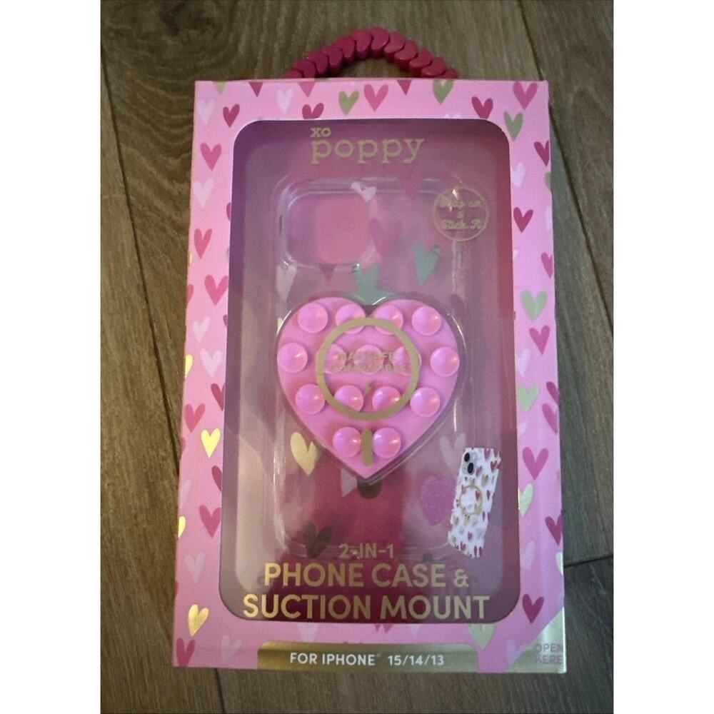 XO Poppy MagSafe Phone Case & Suction Mount for iPhone 13 / 12 Pro Max NIB